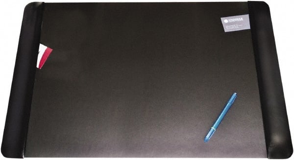 Artistic - 36" x 20" Black Desk Pad - Use with Desk - Exact Tooling