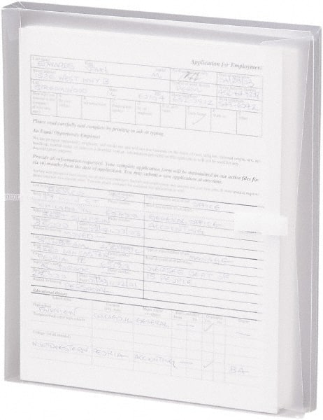 SMEAD - 5 Piece Clear Sheet Protectors-Envelopes - 11-5/8" High x 9-3/4" Wide - Exact Tooling