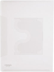 UNIVERSAL - 25 Piece Clear Project File w/CD-ROM Holder - 12" High x 9" Wide - Exact Tooling