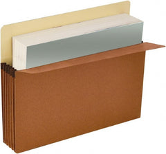 UNIVERSAL - 8-1/2 x 11", Letter Size, Redrope, 3-1/2" Expanding Wallet - Straight Tab Cut Location - Exact Tooling