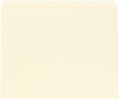 UNIVERSAL - 8-1/2 x 11", Letter Size, Manila, File Folders with Top Tab - 11 Point Stock, Straight Tab Cut Location - Exact Tooling