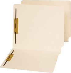 UNIVERSAL - 8-1/2 x 11", Letter Size, Manila, File Folders with End Tab - 11 Point Stock, Straight Tab Cut Location - Exact Tooling