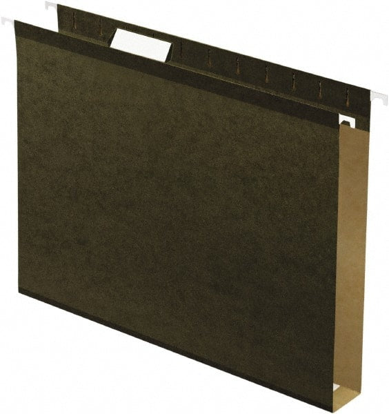 Pendaflex - 8-1/2 x 11", Letter Size, Standard Green, Hanging File Folder - 11 Point Stock, 1/5 Tab Cut Location - Exact Tooling