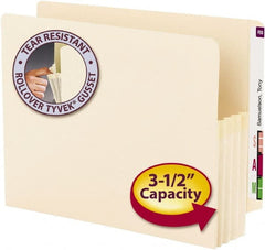 SMEAD - 8-1/2 x 11", Letter Size, Black & White, Expansion Folders - Straight Tab Cut Location - Exact Tooling