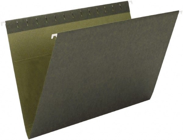 SMEAD - 8-1/2 x 11", Letter Size, Standard Green, Hanging File Folder - 11 Point Stock - Exact Tooling