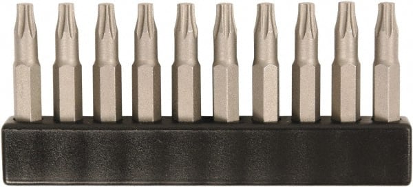 Wiha - 4mm Drive T10 Torx Screwdriver Bit - 28mm OAL - Exact Tooling