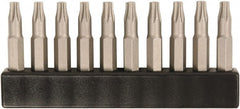 Wiha - 4mm Drive T10 Torx Screwdriver Bit - 28mm OAL - Exact Tooling