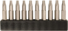 Wiha - Micro Bit (4mm) Drive T9 Torx Screwdriver Bit - 28mm OAL - Exact Tooling