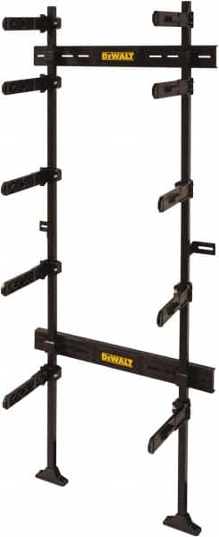 DeWALT - 1 Piece, Black Workshop Racking System - 12-7/8" Deep x 70-3/4" High x 25-1/2" Wide - Exact Tooling