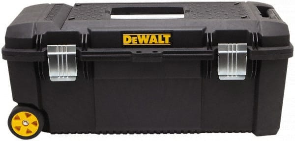 DeWALT - Tool Box - 28-1/2" Wide x 12-1/2" Deep x 12" High, Plastic, Black - Exact Tooling