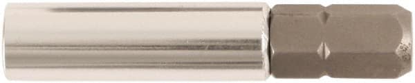 Wiha - 1/4" Insert, Hex Drive Bit Adapter - 1-1/2" OAL - Exact Tooling