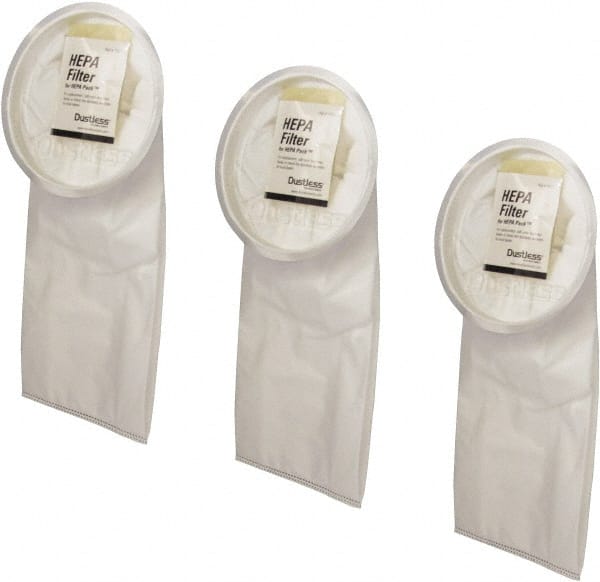 Dustless Technologies - 2.5 Gal HEPA & Critical Vacuum Filter - Use for Dry Pick-Up Only, For Use with 15505 - Exact Tooling