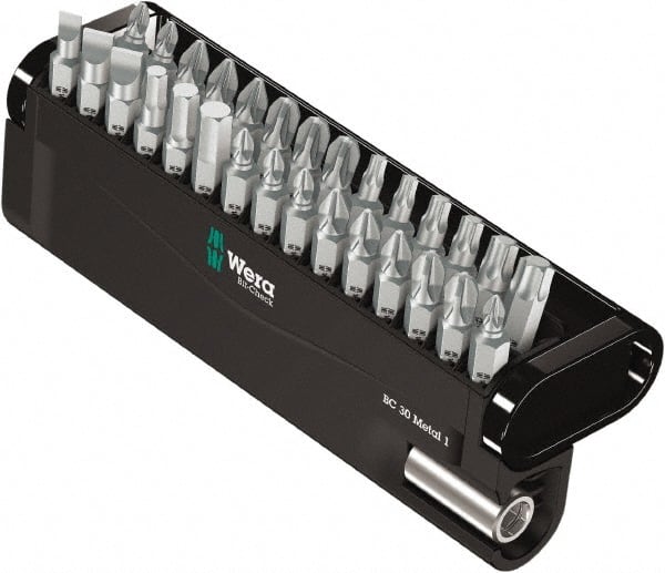 Wera - Posidriv Bit Set - 1/4" Drive - Exact Tooling