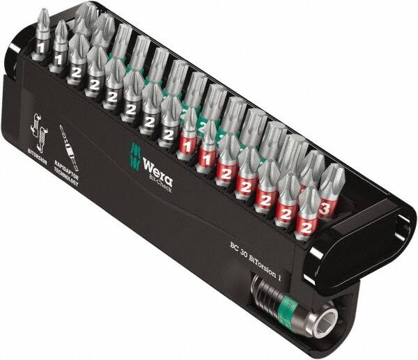 Wera - Posidriv Bit Set - 1/4" Drive - Exact Tooling