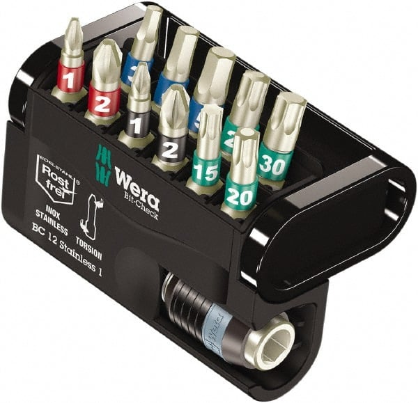 Wera - Posidriv Bit Set - 1/4" Drive - Exact Tooling