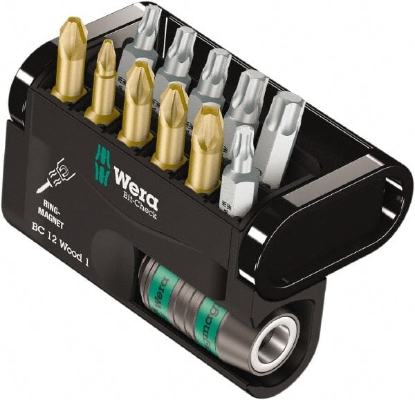 Wera - Posidriv Bit Set - 1/4" Drive - Exact Tooling