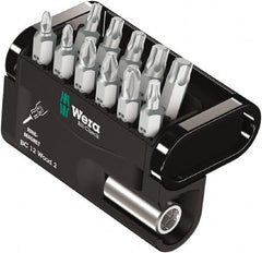 Wera - Posidriv Bit Set - 1/4" Drive - Exact Tooling