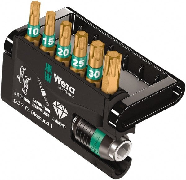 Wera - Posidriv Bit Set - 1/4" Drive - Exact Tooling