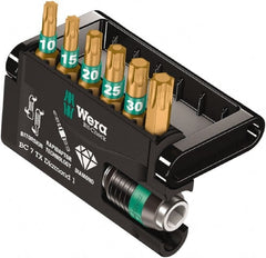 Wera - Posidriv Bit Set - 1/4" Drive - Exact Tooling