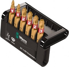 Wera - Posidriv Bit Set - 1/4" Drive - Exact Tooling