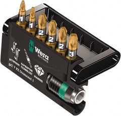 Wera - Posidriv Bit Set - 1/4" Drive - Exact Tooling