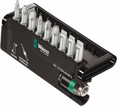 Wera - Posidriv Bit Set - 1/4" Drive - Exact Tooling