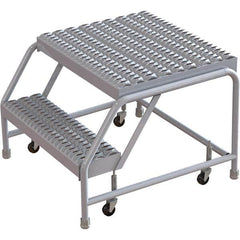 TRI-ARC - Rolling & Wall Mounted Ladders & Platforms Type: Rolling Warehouse Ladder Style: Rolling Safety Ladder - Exact Tooling