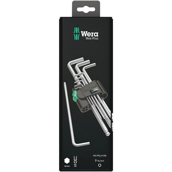 Wera - Hex Key Sets Tool Type: Hex Handle Type: L-Key Long Arm - Exact Tooling