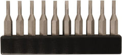 Wiha - 3.5mm Blade, 5/32" Drive Slotted Screwdriver Bit - 1-7/64" OAL - Exact Tooling