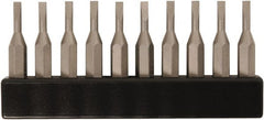 Wiha - 2.5mm Blade, 5/32" Drive Slotted Screwdriver Bit - 1-7/64" OAL - Exact Tooling