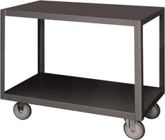 Durham - Mobile Table - Steel, Fixed Leg, Gray, 48" Long x 30" Deep x 30-1/4" High - Exact Tooling