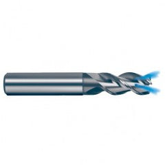 20mm Dia. - 104mm OAL - 45° Helix Bright Carbide End Mill - 3 FL - Exact Tooling