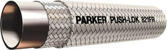 Parker - 1/4" ID x 1/2" OD CTL Push-on Air Hose - 350 Working psi, -40 to 212°F, White - Exact Tooling