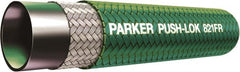 Parker - 1/4" ID x 1/2" OD CTL Push-on Air Hose - 350 Working psi, -40 to 212°F, Green - Exact Tooling