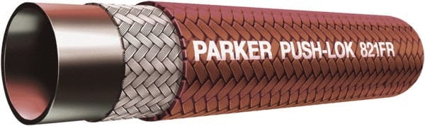 Parker - 1/2" ID x 0.78" OD CTL Push-on Air Hose - 300 Working psi, -40 to 212°F, Brown - Exact Tooling