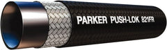 Parker - 3/8" ID x 0.63" OD CTL Push-on Air Hose - 300 Working psi, -40 to 212°F, Black - Exact Tooling