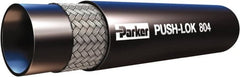 Parker - 3/8" ID x 0.78" OD CTL Push-on Air Hose - 150 Working psi, -40 to 158°F, Black - Exact Tooling