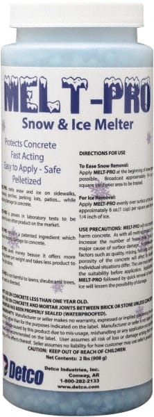 Detco - 2 Lb Tube Sodium Chloride Granules - Effective to -6°F - Exact Tooling