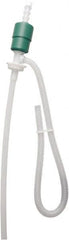 Detco - 7/8" Outlet, 7 GPM, Plastic Hand Operated Siphon Pump - 44" OAL, For 15 to 55 Gal Drums - Exact Tooling
