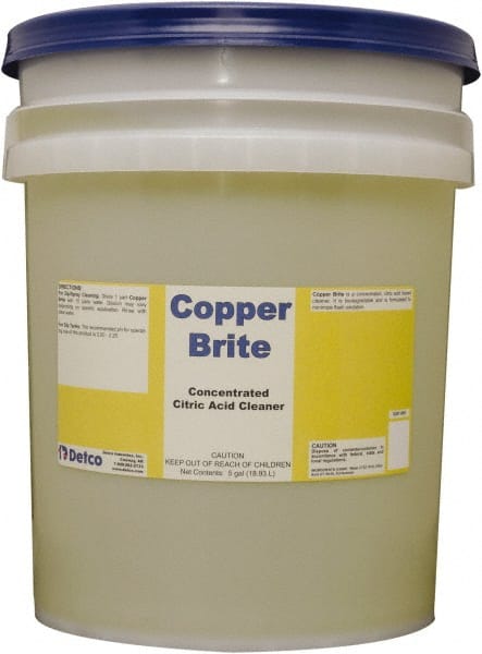Detco - Liquid Metal Cleaner - Unscented, Pail Container - Exact Tooling