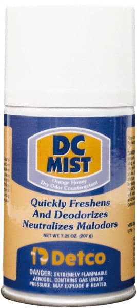 Detco - 7 oz Air Freshener Dispenser Refill - Orange-Honey, Compatible with EQD004 - Exact Tooling