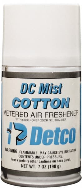 Detco - 7 oz Air Freshener Dispenser Refill - Cotton, Compatible with EQD004 - Exact Tooling