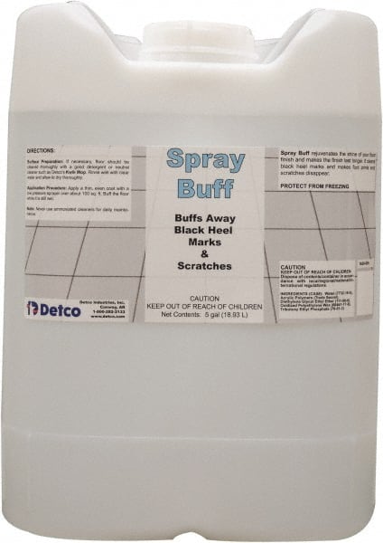 Detco - 5 Gal Drum Spray Buff - Use on Hard Floors - Exact Tooling