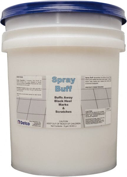 Detco - 5 Gal Pail Spray Buff - Use on Hard Floors - Exact Tooling