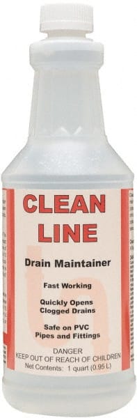 Detco - 32 oz Liquid Drain Opener - Unscented, Bottle - Exact Tooling