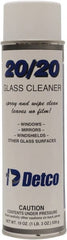 Detco - 20 oz Aerosol Can Mint Glass Cleaner - Use on Glass - Exact Tooling