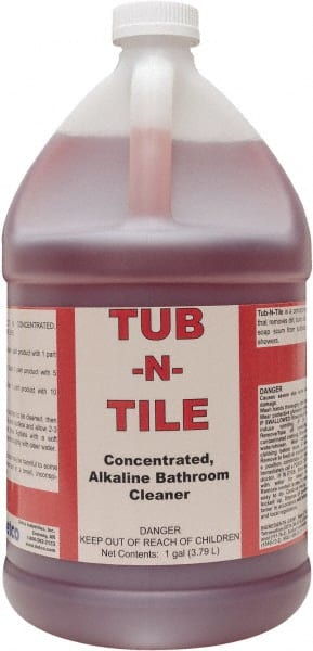 Detco - 1 Gal Jug Liquid Bathroom Cleaner - Unscented Scent, Nonacidic, Bath Fixtures - Exact Tooling