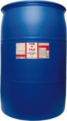 Detco - 55 Gal Drum Liquid Bathroom Cleaner - Unscented Scent, Nonacidic, Bath Fixtures - Exact Tooling