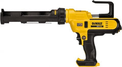 DeWALT - 10 oz Half Barrel Battery Caulk/Adhesive Applicator - Use with 9 to 10 oz Adhesive Cartridges - Exact Tooling