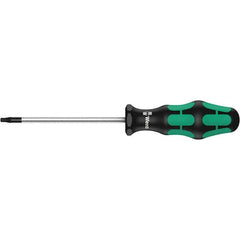 Wera - T20 Tamper Resistant Torx Driver - 12" Blade Length, 16-17/32" OAL, Ergonomic Handle, Chrome Plated Steel - Exact Tooling